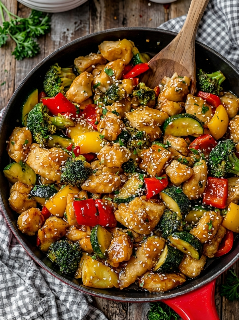 Chicken and Vegetables Skillet