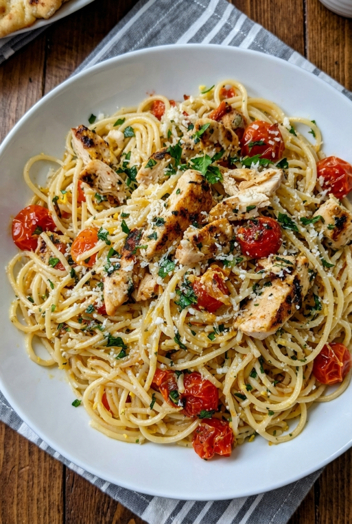 Monterey Chicken Spaghetti