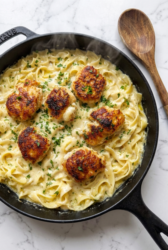 One-Pan Chicken with Buttered Noodles