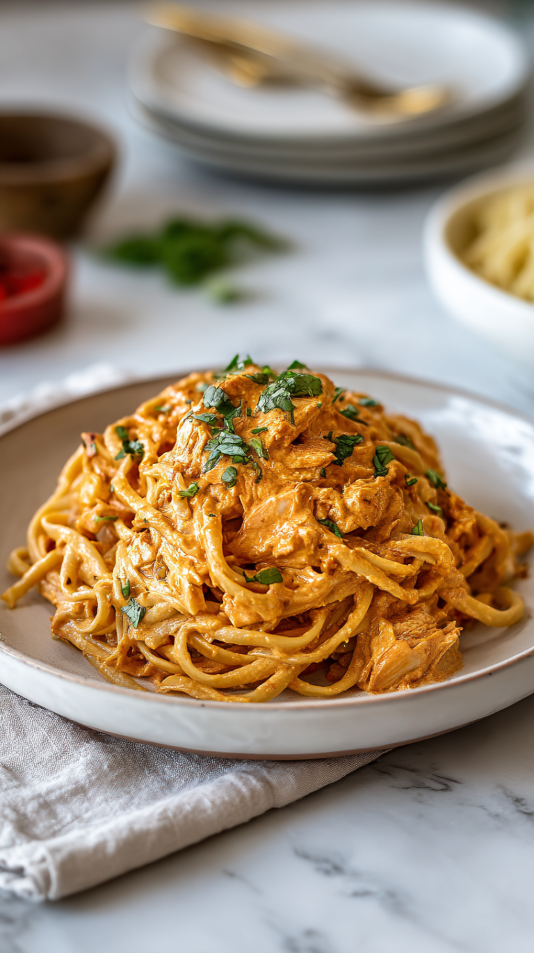 Cowboy Butter Chicken Linguine Pasta