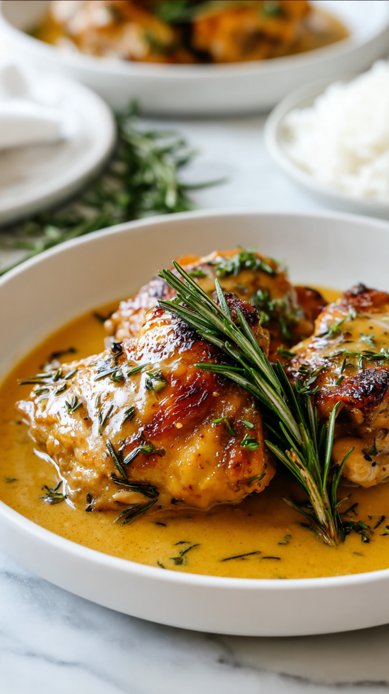 Honey Mustard Chicken Thighs