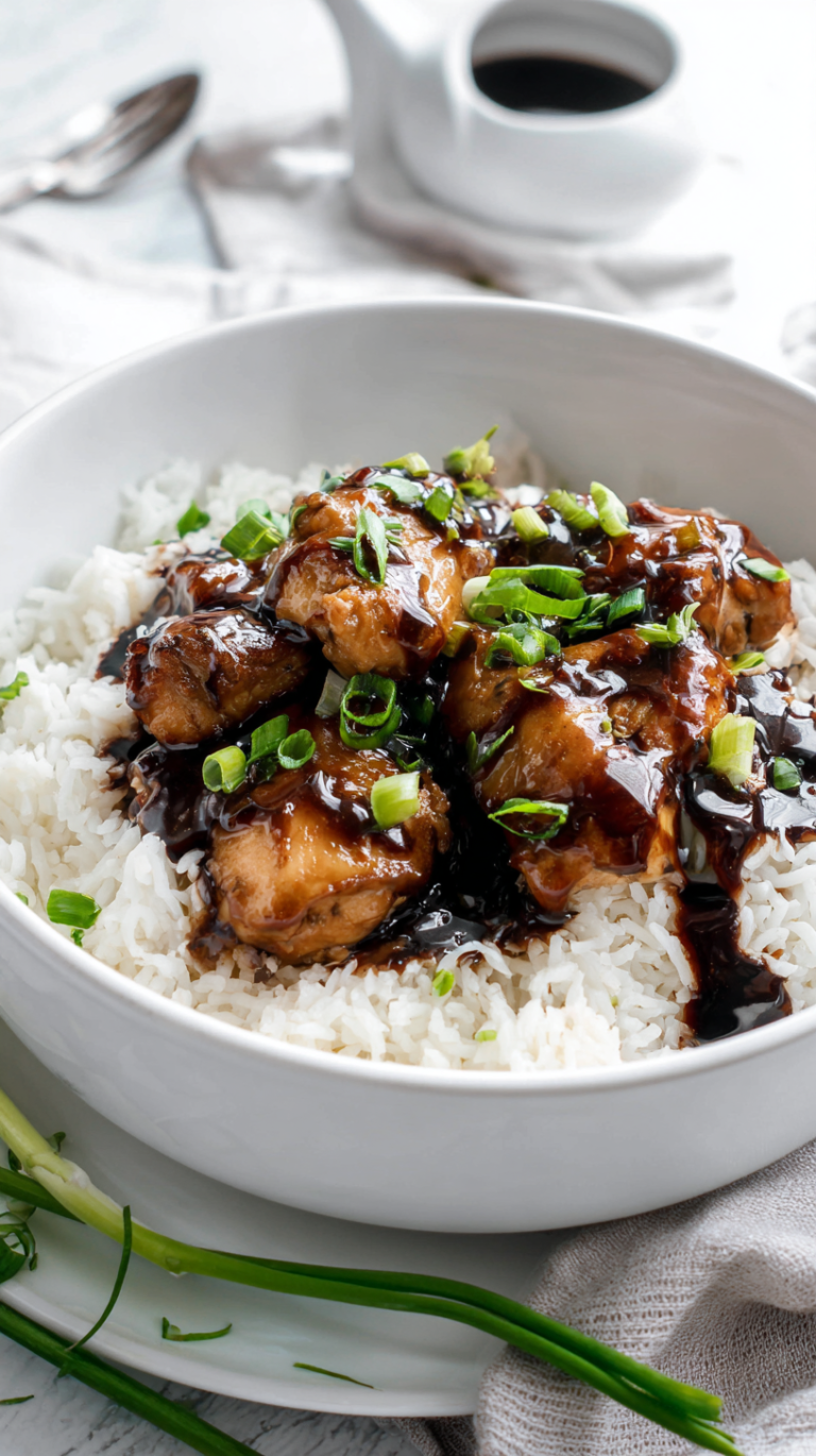 Honey BBQ Chicken Rice Bowl