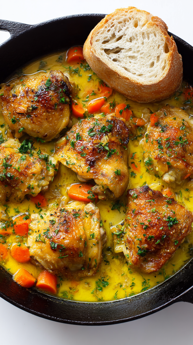 Skillet Chicken Thighs With the Crispiest Skin You Have Ever Made at Home