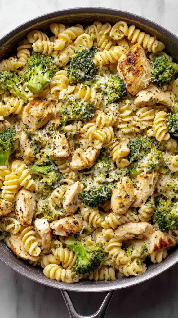 Rotisserie Chicken and Broccoli Pasta
