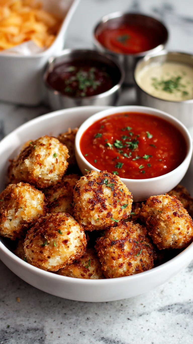 Golden Crunchy Parmesan Chicken Bites