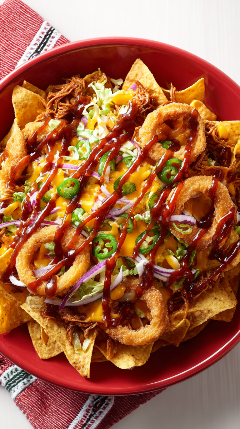 Loaded BBQ Chicken Nachos