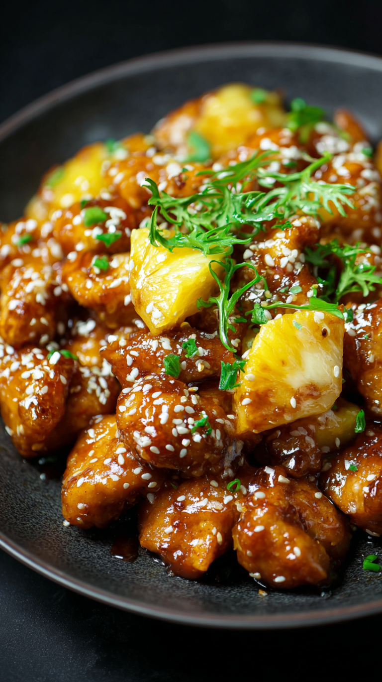 Pineapple Brown Sugar Chicken