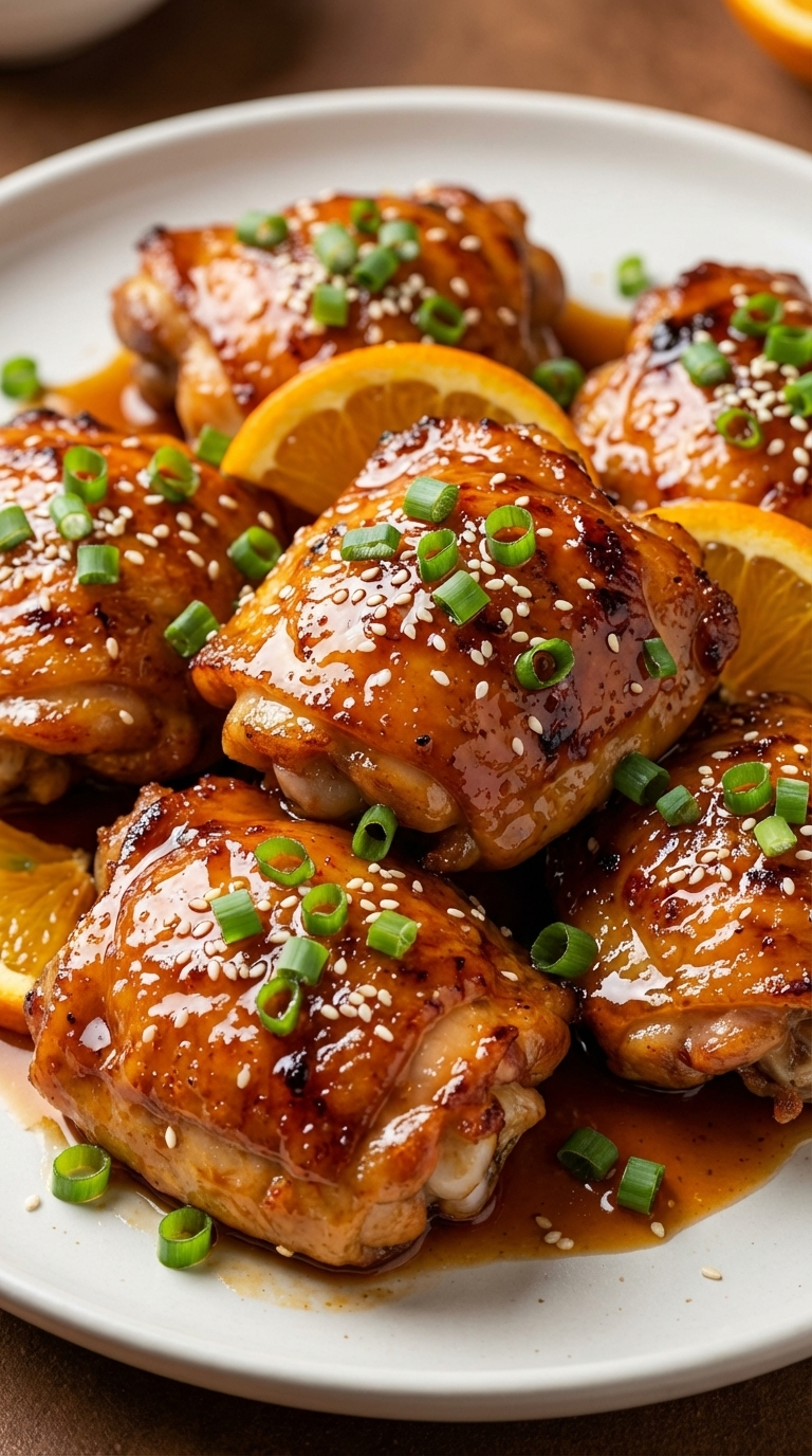 Juicy Orange Chicken Thighs Recipe That Never Fail