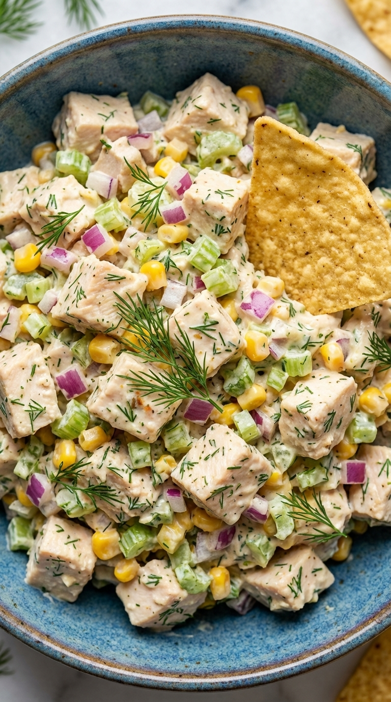 Quick Tzatziki Chicken Salad: 10-Minute Recipe for Refreshing Taste