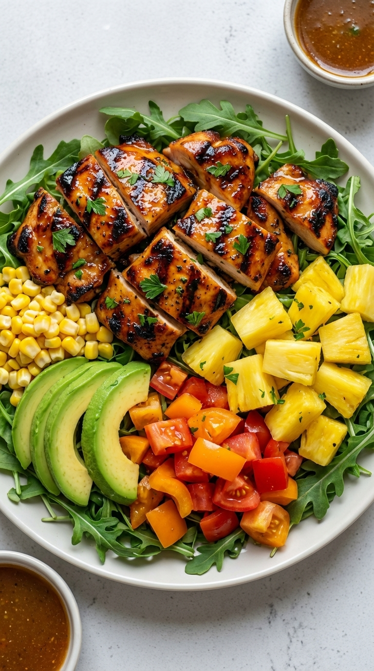 Easy Hawaiian Chicken Salad: Gluten-Free & Whole Health Flexi-Plan