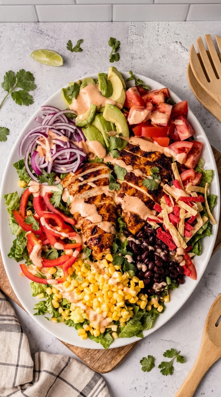 Easy Spicy Southwest Avocado Chicken Salad