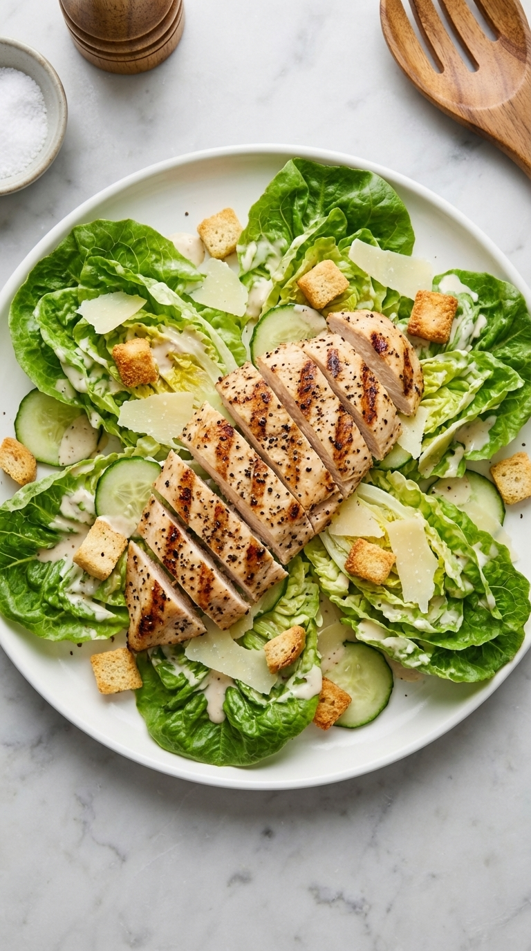 Low Carb Chicken Caesar Salad: Deliciously Healthy and Crisp!