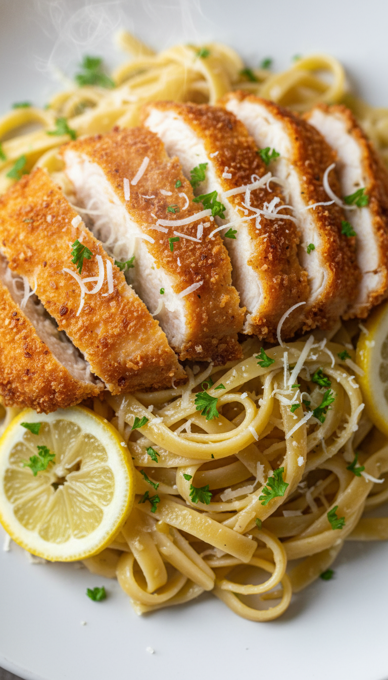 Delicious Romano Chicken with Lemon Garlic Pasta — 5 Secrets for a Perfect Plate